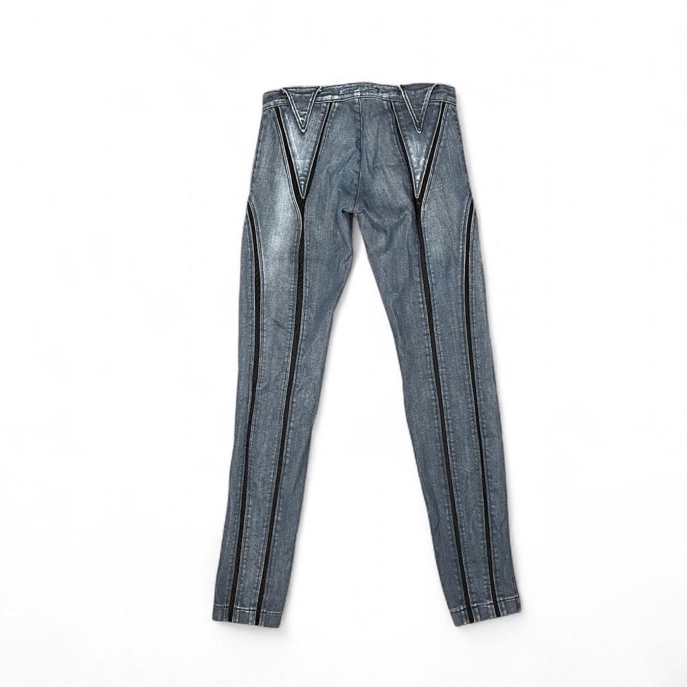 RARE Vintage Miss Sixty Luxury Mesh Cutout Low Rise Skinny Jeans